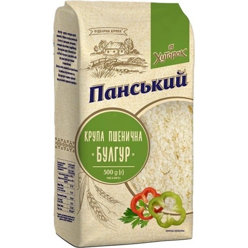 Крупа пшеничная Булгур панский Хуторок 500 г